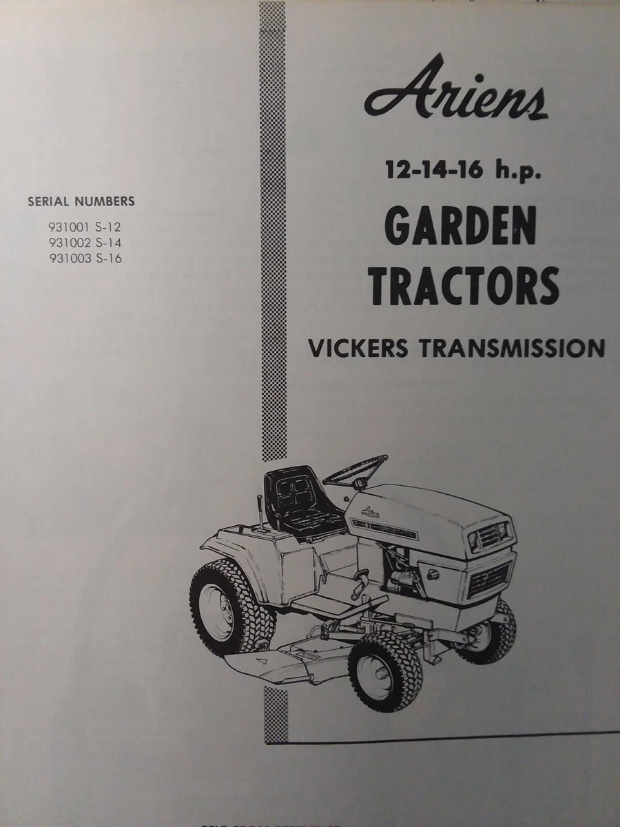 Ariens 17.5 hp online riding mower parts diagram