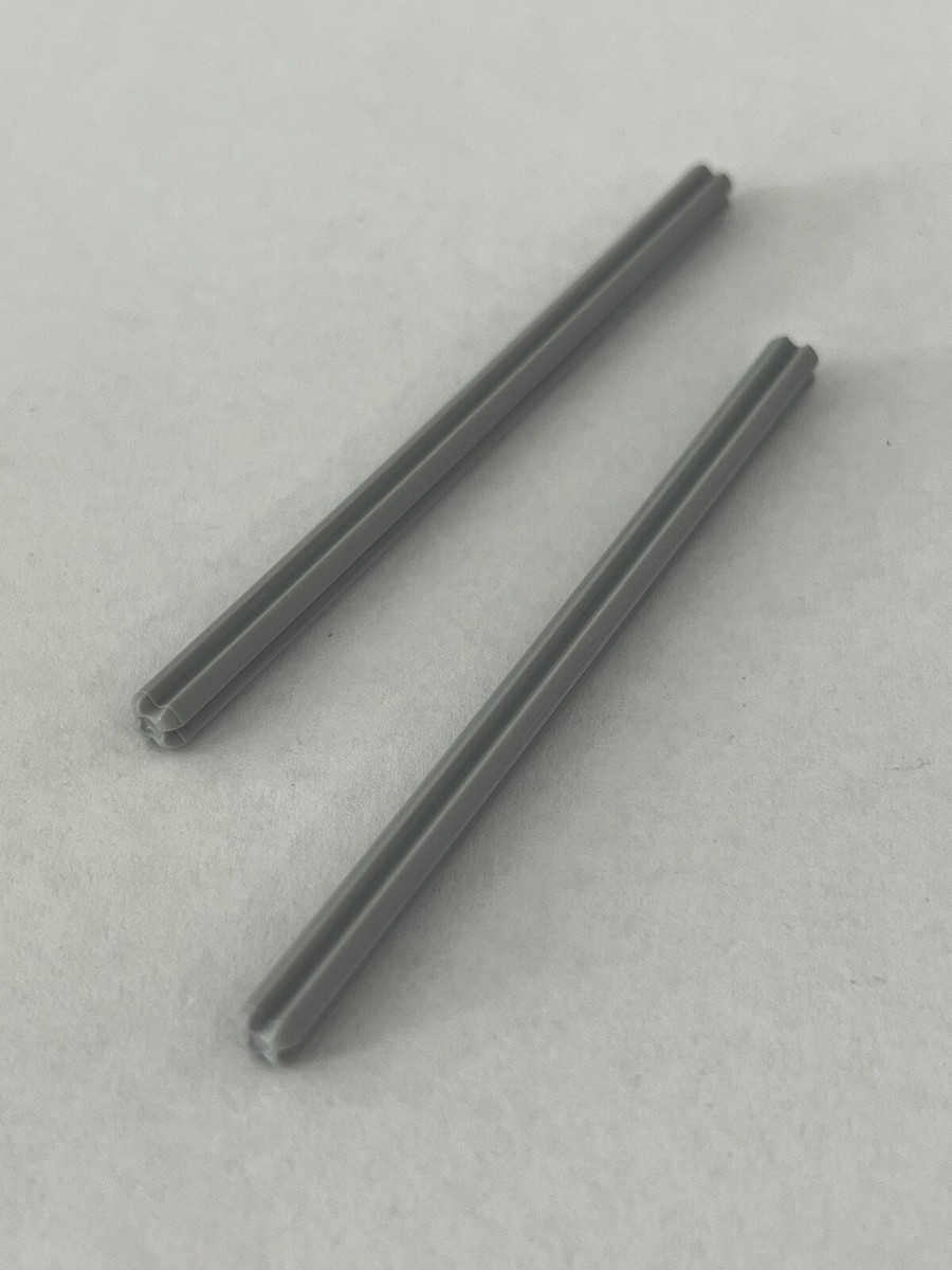 LEGO Parts 60485 (2pcs) Technic, Axle 9L LIGHT BLUISH GRAY | eBay