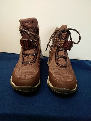 Chaco Women Borealis Quilt Waterproof Boots Mahogany Size
