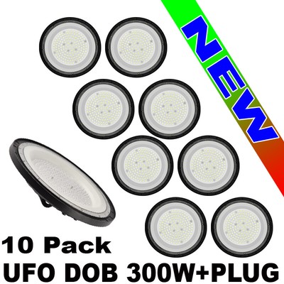 High Bay Light 10Pc 300w DOB UFO led Factory Warehouse Commercial Light Fixtures