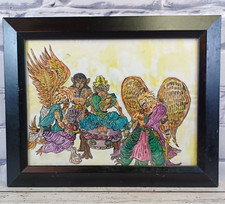 Bird & Monkey Lords Anthropomorphic Water Col...