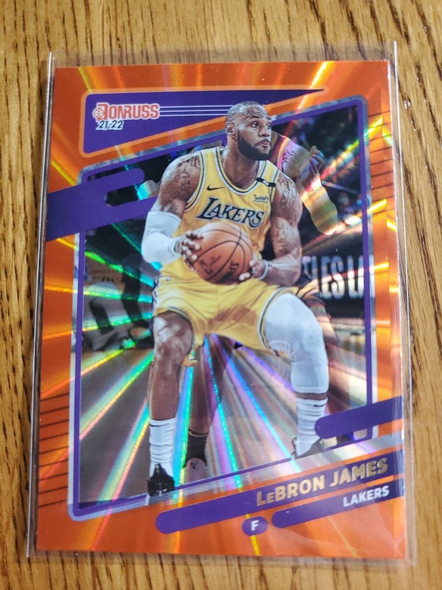 その他 LeBron James optic orange 77/199 2021-22 Panini Donruss LeBron James Orange HOLO LASER PARALLEL