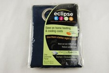 Eclipse Kids Thermaback Blackout Curtain 1 Panel Rod Pocket 42x63" Navy Blue