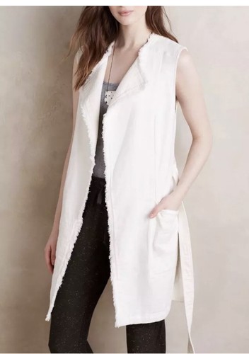 Anthropologie Frayed Luna Vest by 