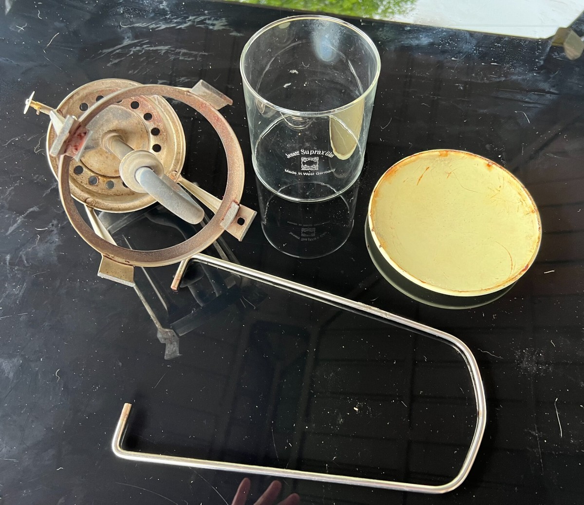 Vintage Schott Mainz Jenaer Suprax Camp Camping Light Lantern