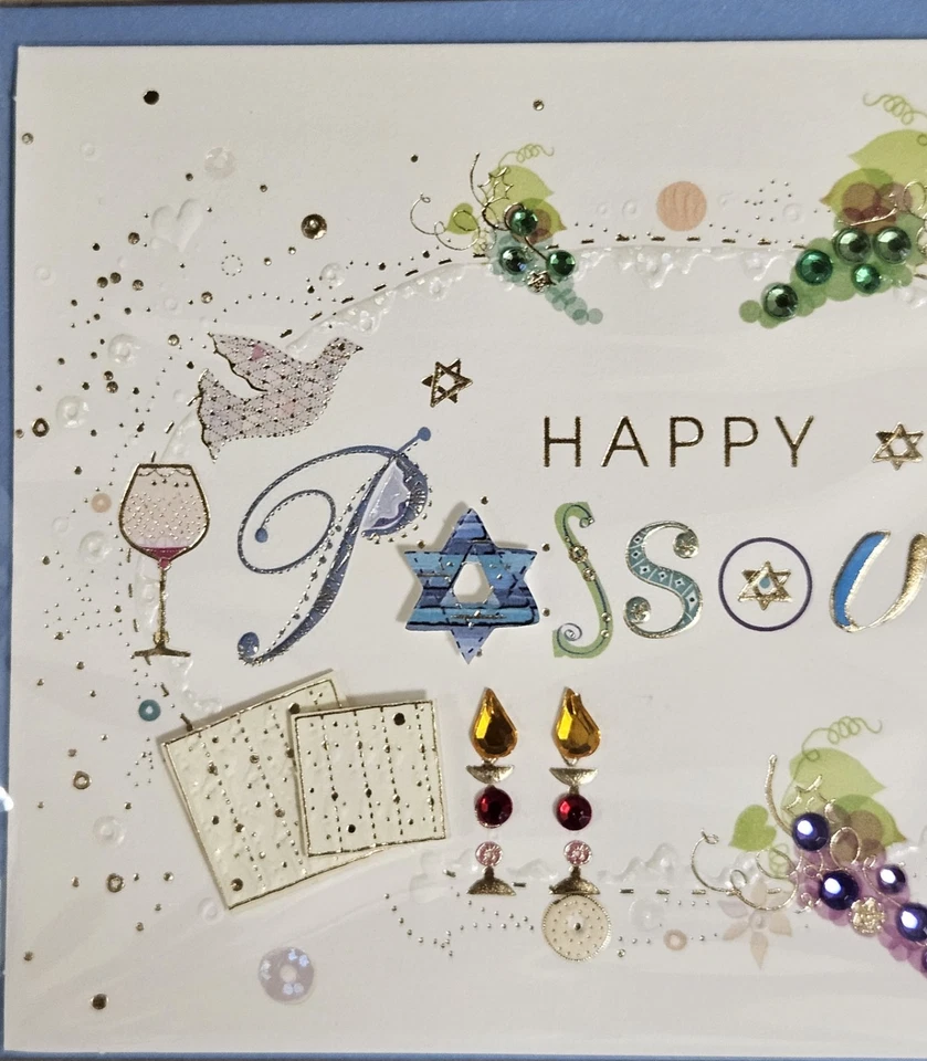 PAPIRO FELIZ PASCUA GEMADA VELA 3D UVA GANAR TARJETA Foto 3 de 4