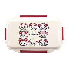 Marimocraft Chiikawa 4-Piece Rock 1-Tier Lunch Box with Ribbon