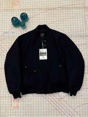 NWT Uniqlo Engineered Garments Bomber Jacket Dark Navy Blue Mens Size Small