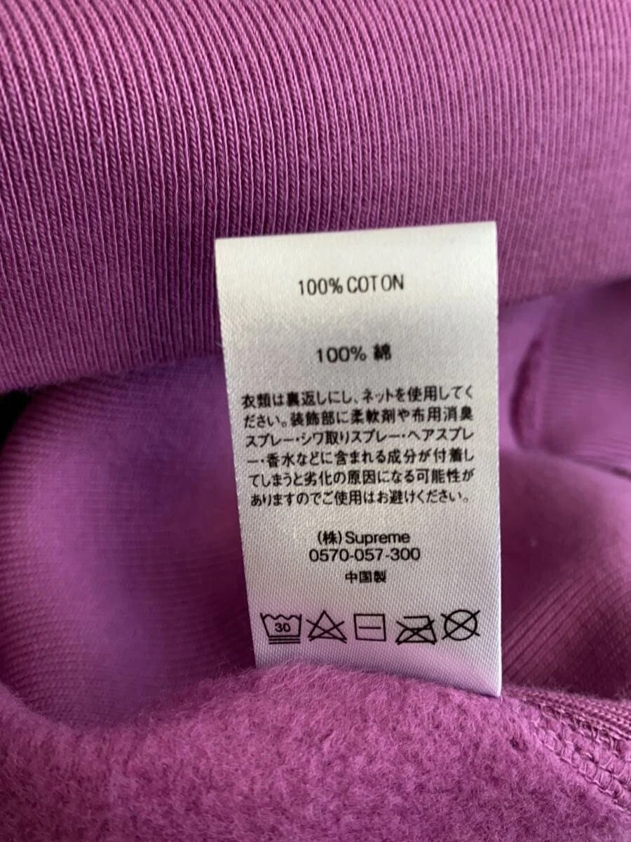 Felpa con cappuccio Supreme viola S usata