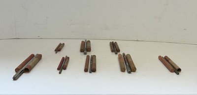 Lot of 8 Vintage Cleveland Twist Drill Bits No 630, 611, Used