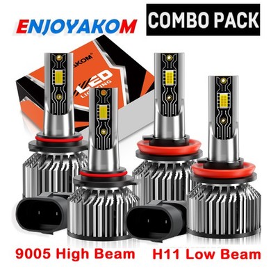 LED Headlight High Low Beam Bulb10000K for Chevy Silverado 1500 2500 3500 HD