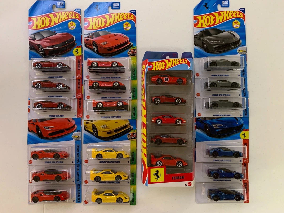 ホットウィール　激レア　FERRARI 有り Preços baixos em Veículos Hot Wheels Ferrari Hot Wheels exóticos