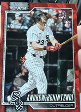 Topps 2026  Series 1 Andrew Benintendi Red Diamanté Foil Numbered /5  White Sox