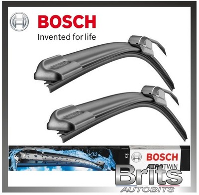2x Wiper Blades (Pair) Flat Aero type A928S Bosch Aerotwin 530/475mm