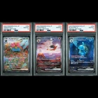 PSA 10 Charizard Venusaur Blastoise ex SAR Set 201/165 Pokemon Card 151 JP 3 Set