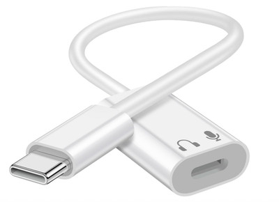 USB C to Lightning Audio Adapter, USB Type C Male to Lightning Female Earphone C