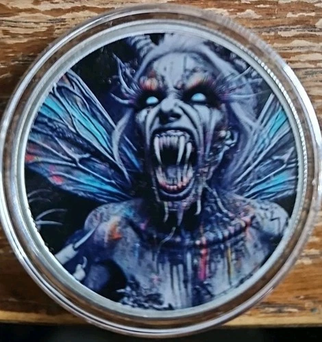 Haleybug 1oz Silver Vampire Round Only 20 Mintage