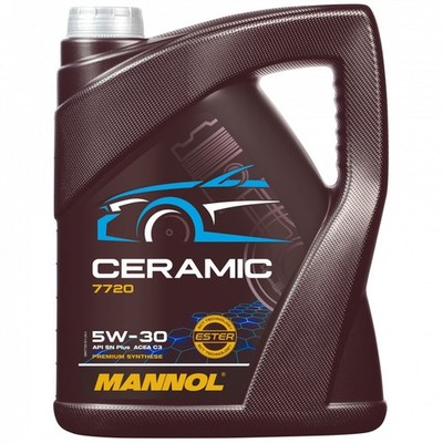 Motoröl Motor Öl MANNOL 5W-30 Ceramic API SN Plus 5 Liter für KIA Mercedes Opel