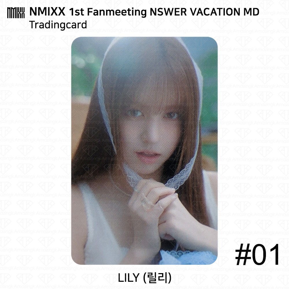 NMIXX 1st Fanmeeting NSWER Vacation MD Trading Card Photoccard