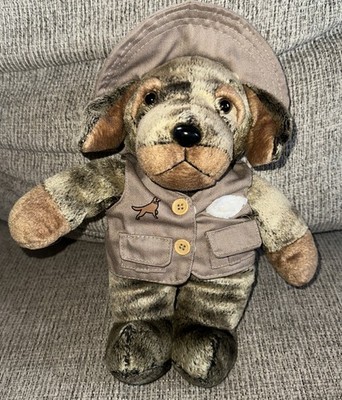 Dan Dee Collectors Choice 11'' Puppy Dog Plush wearing Safari Explorer Vest & Hat
