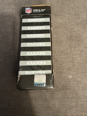 NFL OAKLAND Raiders Table Top Stackers, Stackable Wood Blocks Game, NEW Sealed