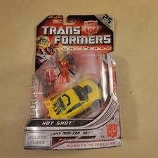 Transformers Universe Hot Shot W Jolt  Deluxe Class  2009  Sealed In Package