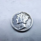 1942-D Mercury Dime 90% Silver VERY FINE CONDITION