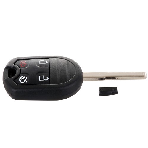 2x Remote Key Fob replacement Fit For Ford Fiesta 2015 2016 2017-2019 4 Buttons - Picture 5 of 7