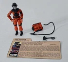 S-641 VINTAGE 1980'S HASBRO GI JOE BARBECUE - COMPLETE WITH FILE CARD