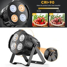 200W LED Stage COB Par Light DMX Warm White Cool DJ Wash Light Birthday Lighting