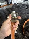 MENS GENUINE LEATHER BELT $70 Retail  Ship Fast  — photo 4