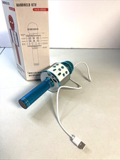 Kabelloses Bluetooth Karaoke Mikrofon Kinder 5-in-1 tragbar tragbar blau NEU