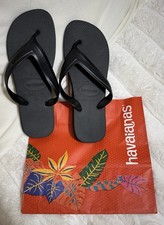 Men s Black Havaianas Flip Flop Size 11/12