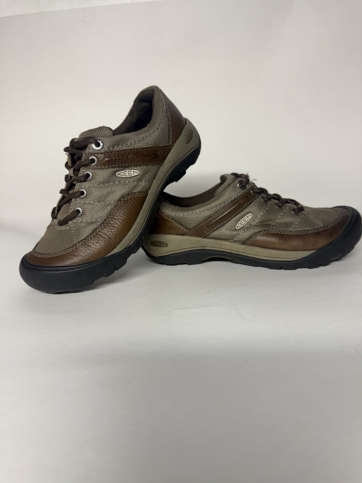 Scarpe Keen donna taglia 7 5 sportive marrone beige outdoor escursionismo stringate 1012471