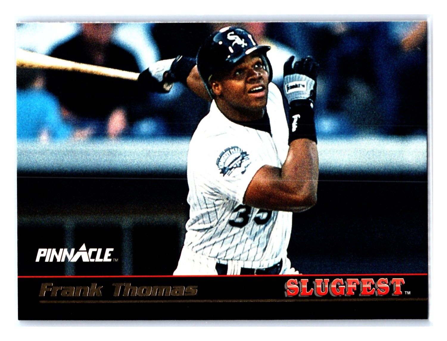 Frank Thomas 1992 Pinnacle Slugfest #11 Chicago White Sox
