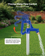 VEVOR Frost Proof Yard Hydrant, 3.22FT Freeze-Proof Outdoor Faucet with 12" Bury