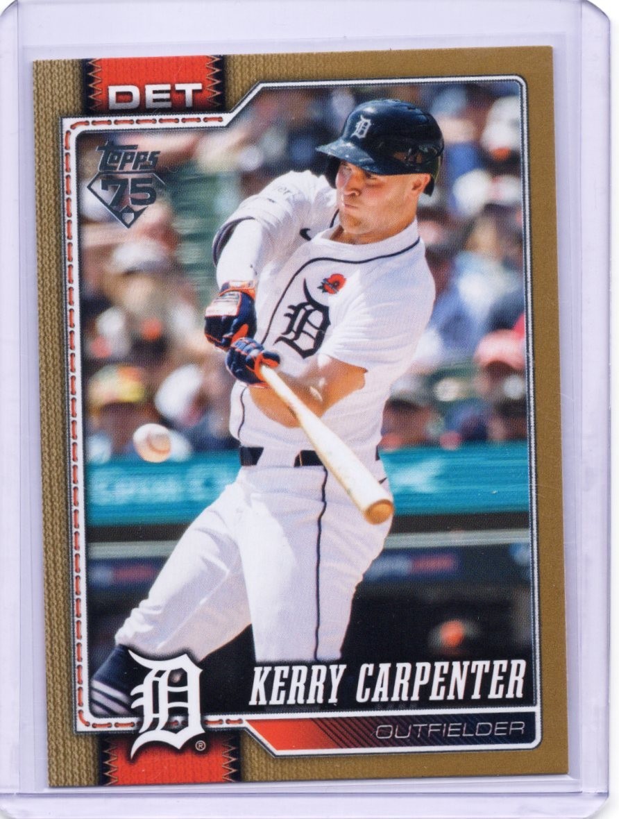 2026 Topps #61 Kerry Carpenter Gold #/2026