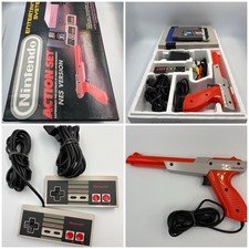 Nintendo NES Action Set Boxed Console Mario Duck Hunt Light Gun | 6M Warranty