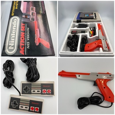 Nintendo NES Action Set Boxed Konsole Mario Duck Hunt Light Gun | 6M Garantie