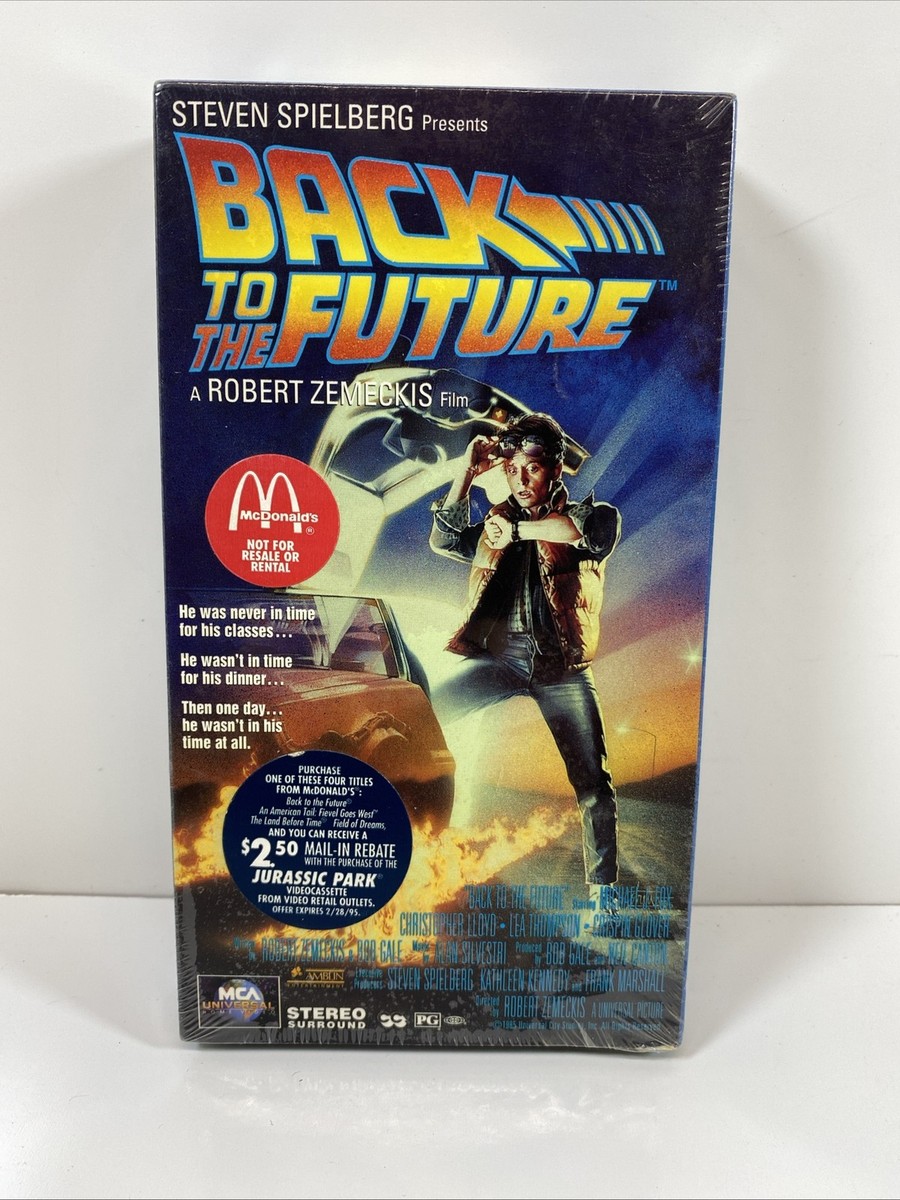 Back to the Future (VHS, 1994) 1 McDonald's Edition - MCA