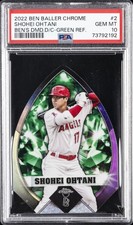2022 TOPPS CHROME BEN BALLER BEN'S DIAMOND DIE-CUTS SHOHEI OHTANI 66/99 PSA 10