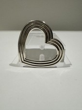 Tiffany & Co Menard Open Heart Anhänger nur Sterlingsilber 925 groß