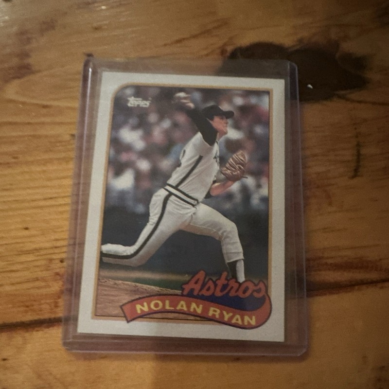 Topps 1989 Nolan Ryan #530 Houston Astros MLB Baseball Trading Card Base