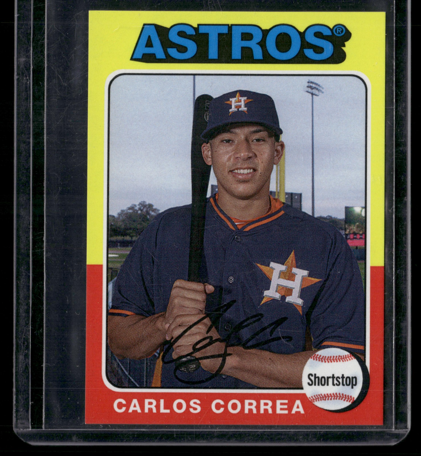 2015 Topps Mini #CC Carlos Correa Mini '75 Topps