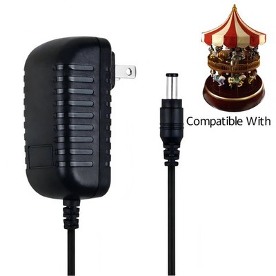 Adapter for Mr. Christmas Double Decker Spinning Carousel 19982 Power Cord