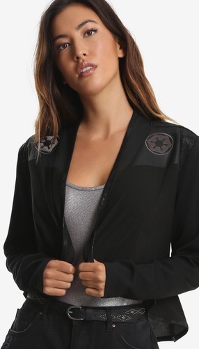 Star Wars Imperial Open Jacket Her Universe Large Cosplay Women’s Black Disney - Picture 7 of 10