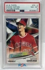 2018 Topps Shohei Ohtani Future Stars Rookie SP #FS-5 Graded PSA 8 Mint