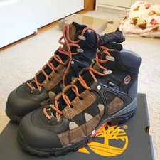 Timberland PRO Men Hyperion 6 Safety Waterproof Industrial Work Boot Brown 15