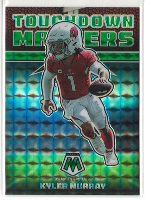 Kyler Murray 2022 Panini Mosaic #TD-3 Cardinals Touchdown Masters Mosaic Green