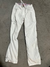 Dickies EDS Women's Signature Scrubs Ivory. Elastic Waist Pull-On Size XS